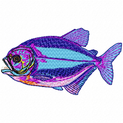 Fishes Embroidery Design 4 Fishes Embroidery Design 4